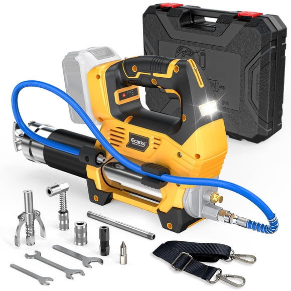 Pistola engrasadora eléctrica inalámbrica Ecarke 20 V con batería DeWalt