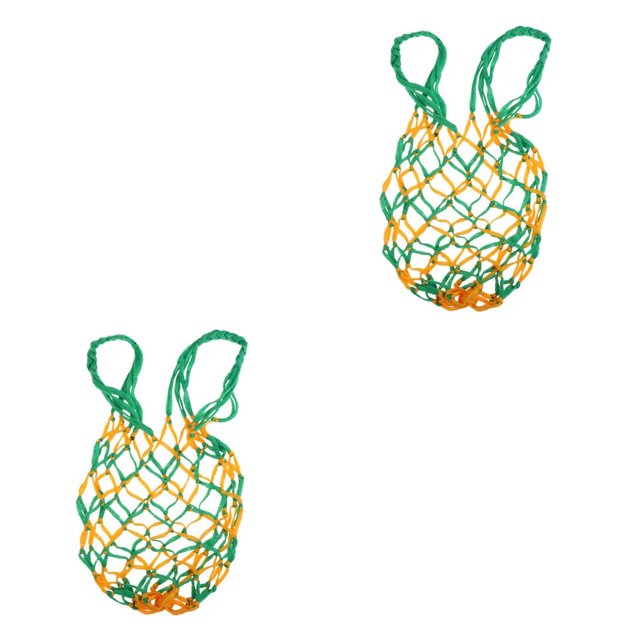 mmirethe 1/2/3/5 Basketball Ball Carry Mesh Storage Net Bag Holder Convenient and Durable Green Yellow 2PCS