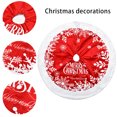 thumbnail image 3 of Wosthever de árbol de Navidad para el hogar, estampado de letras de Navidad, decoración de tela, faldas de árboles inferiores para Festival, Kits de decoración para fiestas 90cm Wosthever HA070680-02, 3 of 6