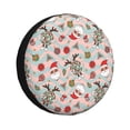 thumbnail image 1 of Fotbe Groovy Retro Santa Funda de Llanta de Repuesto con Estampado, Engrosada, Ajuste Universal para Jeep, Remolque, RV, SUV, Camión-16 inch, 1 of 6