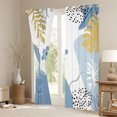 thumbnail image 3 of Homewish Retro Floral Leaves Curtains Pack of 2 (42x84 Each) For Female Men Adults,Vintage Aesthetic Curtains Blackout,Minimalist Mid Century Bedroom Curtains,Luxury Bedroom Decor, 3 of 6