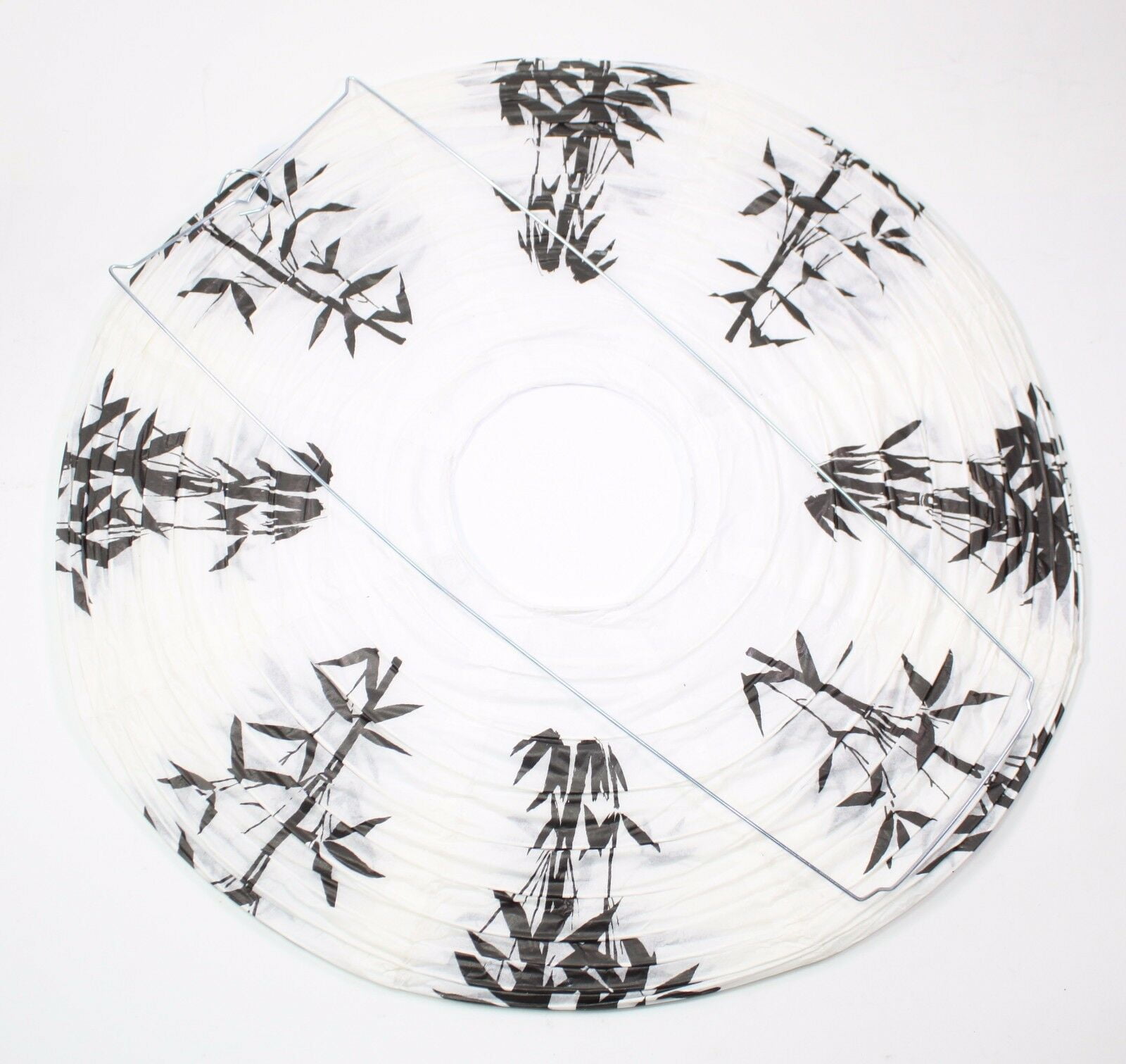 ERROR Set of 4: 16" Black & White Bamboo Paper Lantern Wedding Party Decor EHD