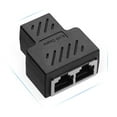 thumbnail image 4 of RJ45 Splitter Adapter CAT5/6/7 Ethernet Cable LAN Port 1 to 2 Socket Connector, 4 of 11