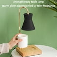 thumbnail image 5 of TIHLMK Candle Warmer Lamp with Light Dimmer Metallic Candle Melter Compatible with Candles Adjustable Lamp for Scented Wax Home Decoration Night Light Black, 5 of 5