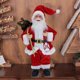 thumbnail image 4 of Feliz Navidad Santa Claus Muñeco De Peluche Adornos Escena Decoraciones Para El Hogar Mesa Chimenea Árbol De Navidad Decoración Regalo Noticed HA038500-00, 4 of 6