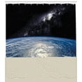 thumbnail image 3 of Ambesonne Earth Shower Curtain, Majestic Universe Nebula, 69"Wx75"L, Pale Grey Pale Blue, 3 of 3