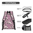 thumbnail image 4 of Yiaed Rose Flowers Print School Backpack College Backpack Daypacks for Students High School Spacious and Durable Daypack for Work and Travel-One Size, 4 of 6