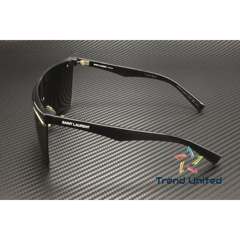 Saint Laurent SL614MASK 001 Shield Sunglasses - Black Saint Laurent | Accessories | New Sl 64 Mask 01 Saint  main image 2