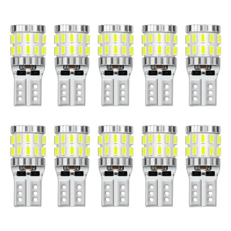 

10X T10 W5W LED Canbus Bulbs 168 194 3014 SMD Car Parking Light