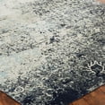 thumbnail image 4 of Modern Abstract Indoor/Outdoor Area Rug Blue/Ivory 9'3" x 13' 10' x 14' Indoor,Outdoor Living Room,Patio,Dining Room Rectangle, 4 of 5