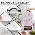 thumbnail image 4 of HELLHERO Pink and Purple Roses Kitchen Accessories Easy to Install Keep Clean for Kitchen Counter, 4 of 6