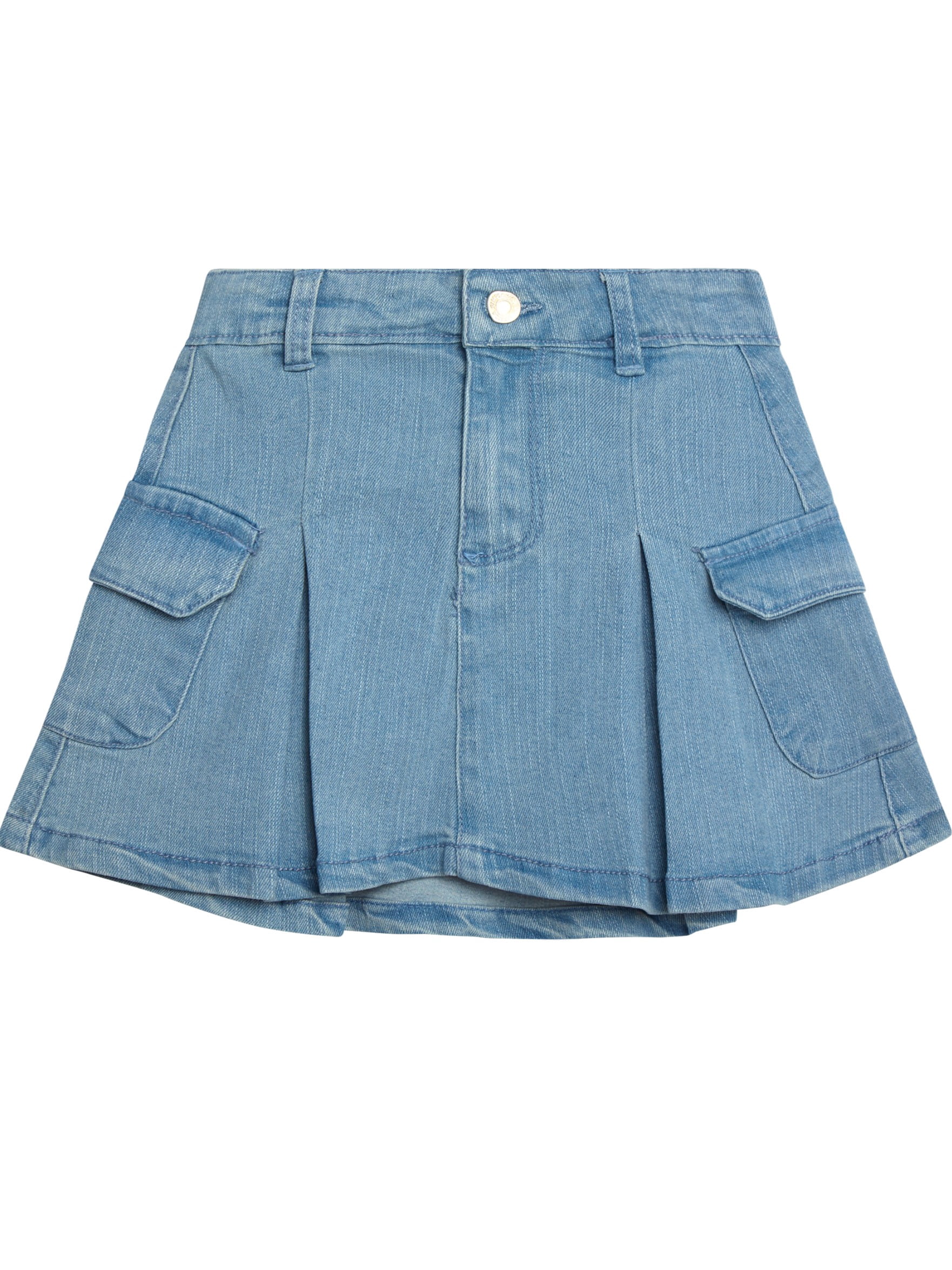 Jessica Simpson Girls Short Sleeve Shirt and Denim Skirt Set, Sizes 4-12