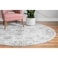 thumbnail image 2 of Unique Loom Sofia Collection Area Rug - Casino (13' Round Gray/Beige), 2 of 11