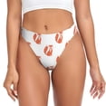 thumbnail image 1 of Fotbe Orange Fox Tanga Sin Costuras para Mujer con Estampado – Panties Invisibles, Transpirables y Cómodos para Uso Diario-X-Small, 1 of 6