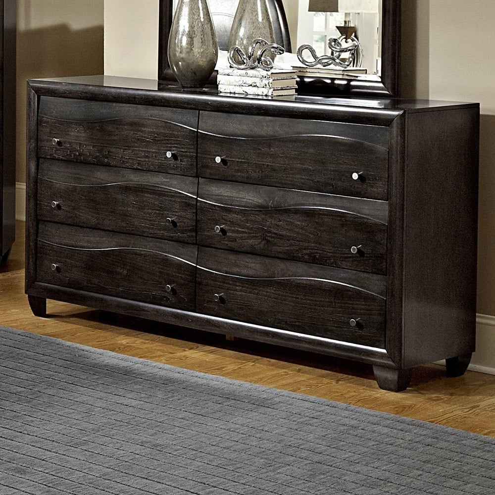 Homelegance Redondo 6 Drawer Dresser in Brown