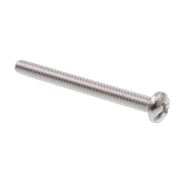 Tornillo para máquina Prime-Line 9009176 con cabeza plana, 5 x 50 mm, 18-8 SS