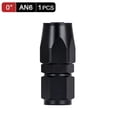 thumbnail image 1 of 1pcs Black AN6 8 10 Straight 45 90 Degree Oil Fuel Swivel Hose Oil Hose End Adapter Kit~2074, 1 of 1