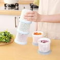 thumbnail image 1 of Freezer Storage Meal Prep Storage Containers Food Storage Boxes Lunch Storage Vegetable Storage Box Refrigerator Containers with Drain Basket Vegetables Sealed for Chopped Green Onion Garlic（1Pc）, 1 of 6