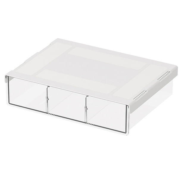 Decoración del hogar, ganchos/perchas/soportes, caja de almacenamiento con cajón invisible debajo del escritorio, estante inferior sin perforaciones para escritorio, caja organizadora oculta para artí