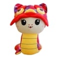 thumbnail image 3 of Muñeco de serpiente de peluche de Año Nuevo, muñeco de peluche de serpiente adorable, serpiente de peluche 50 cm de profundidad., 3 of 9