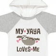 thumbnail image 4 of Inktastic My Yaya Loves Me Sloth Girls Baby Bodysuit, 4 of 5
