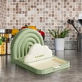 thumbnail image 3 of TIMIFIS Storage rack Suction Cup Pot Cover Rack Household Kitchen Storage Rack Desktop Multifunctional Spatula Rack Storage kitchen gadgets Kitchen Gadgets, 3 of 8