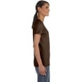 thumbnail image 3 of Fruit of the Loom Women's 5 oz 100% Heavy Cotton HD T-Shirt L3930R Chocolate S, 3 of 3