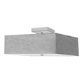 thumbnail image 1 of Dainolite Seren 3-Light 180W Tissu Semi Flush Mount Light Gris/chrome, 1 of 1