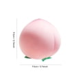 thumbnail image 2 of Squishy Peach Stress Balls Portable Slow Rise Squishy Toys Stress Relief Fidget Balls for Birthday Holiday Presents (Yellow), 2 of 5