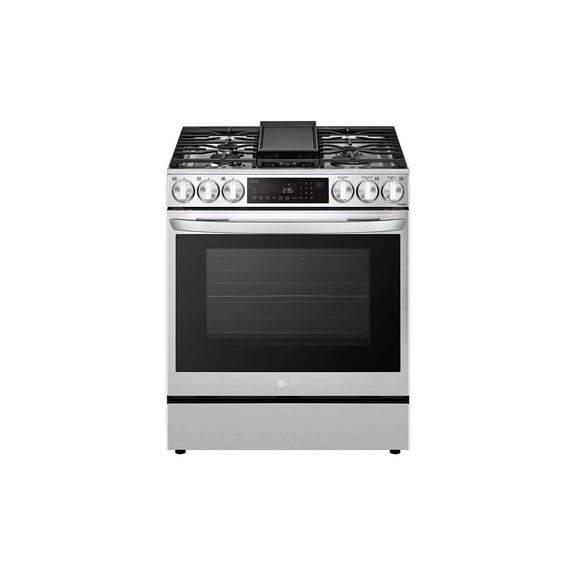 LG LSDL6336F 6.3 Cu Ft. Stainless Steel Slide-In Smart Dual Fuel Range