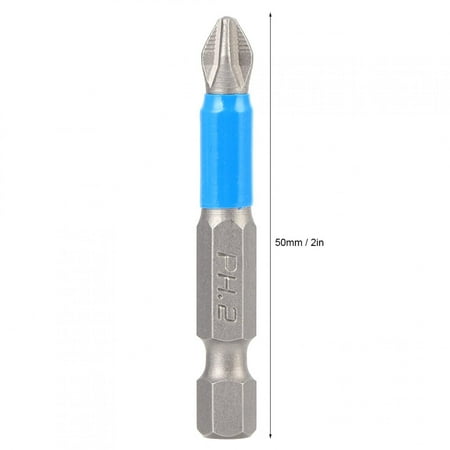 

DOACT 10Pcs Electric Screwdriver Bit Set Anti Slip S2 Steel Magnetic Drill Bits PH2 x 50mm 50mm Screwdriver Bit Electric Screwdriver Bit Set