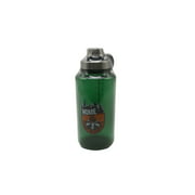 Ozark Trail 32 oz Green Plastic Water Bottle with Wide Mouth and Flip-Top Lid