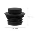 thumbnail image 2 of Motorcycle Gas Cap Black Fuel Tank Cap Replacement for Motorcycle, 2 of 4