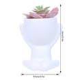 thumbnail image 3 of Lazy Mans Mini Planter Decorative Pot Effortless Dummy Self Watering Indoor Desktop Ornament For Home, 3 of 7