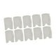 thumbnail image 5 of 10 porta tarjetas de identificación de doble cara, porta credencial de identificación de dos caras resistente para personal, Claro, 5 of 9