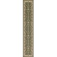 thumbnail image 1 of Unique Loom Kashan Traditional Floral Area Rug, 3 Feet x 16 Feet 5 Inch, Olive/Ivory, 1 of 4