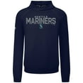 thumbnail image 2 of Men's Levelwear  Navy Seattle Mariners Mandate Carve Tri-Blend Hoodie, 2 of 3