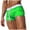 Green, variant on Jamicy Mens Short Swim Trunks Summer Beach Wear Men's Swimwear Short Swim Trunks Mesh Boxer Briefs Comfortable Soft Breathable