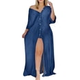 thumbnail image 2 of Ketyyh-chn99 Robes pour Femmes Grande Taille Robe d'Été Robe Extensible Robe Droite Unie pour Vacances Robe à Enfiler Robe de Plage A,2TG, 2 of 5