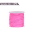 thumbnail image 2 of Nylon Cuerda Bricolaje Fabricación Satén Cuerda Artesanía Alambre con Plástico Carrete 147 Pies, Fluorescente Rosa, 3uds, 2 of 4