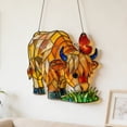 thumbnail image 4 of Cow Butterfly Stained Acrylic Style Window Hanging Farm Ornament For Home Window Garden Farm Decor Gift For Cow Lovers, 4 of 5
