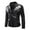 A01-Black, variant on NoxwB Men's Fashion Plus SIze PU Faux Leather Jacket Casual Motorcycle Windbreaker Lapel Irregular Zip Up Long Sleeve Outerwear with Pockets Black 4XL