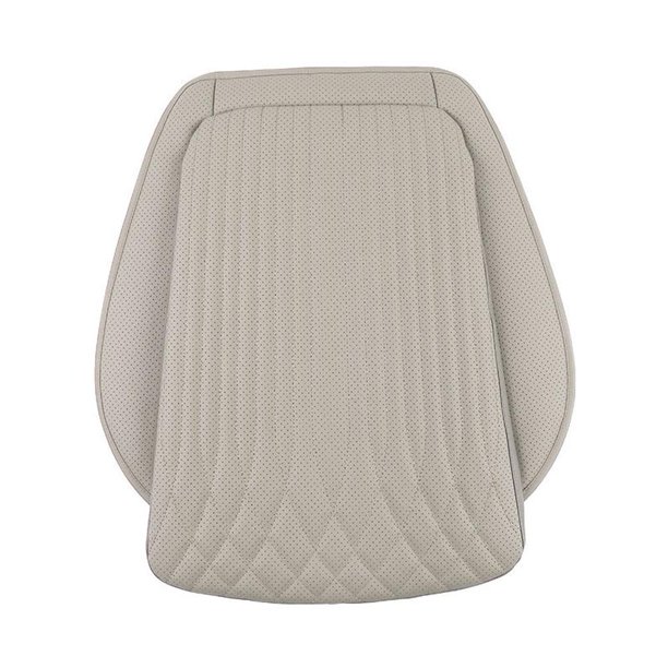 TQEHS Funda de cuero de lujo para asiento de coche, cojín transpirable para asiento delantero J4J7 A3R1