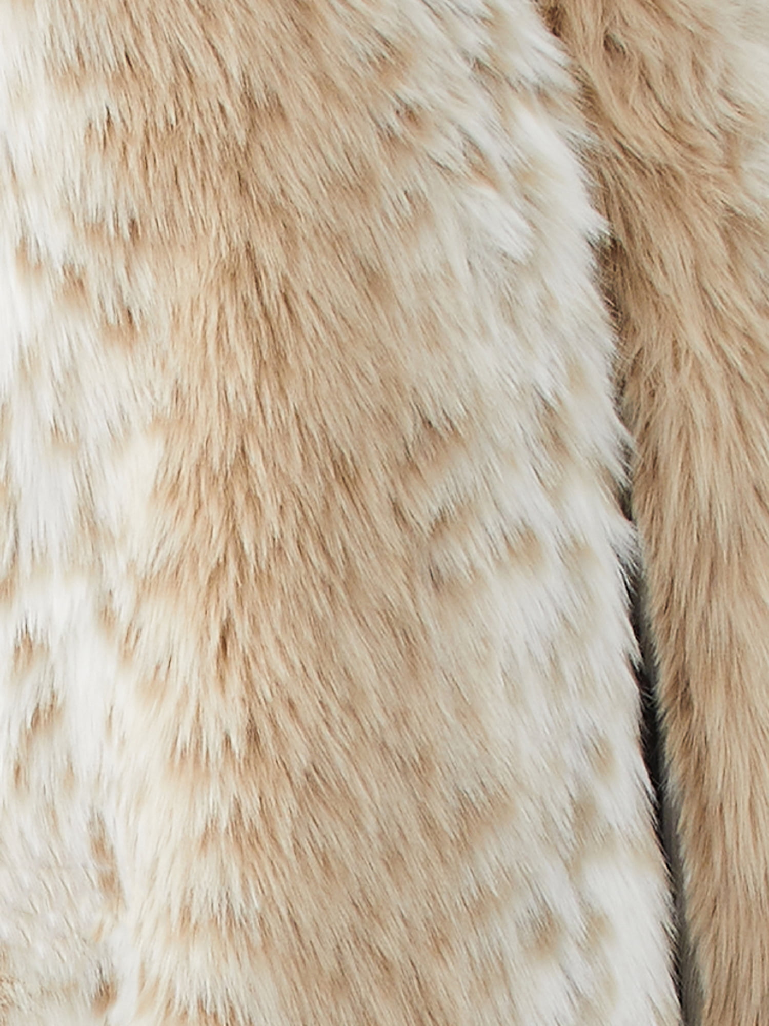 Scoop Women's Faux Fur Vest, Sand Leopard, Size M - Walmart.com