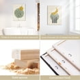 thumbnail image 5 of Boho Wall Art Prints, Boho Wall Decor, Mid Century Modern Decor Minimalist Sage Green Beige Botanical, Natural Framed Canvas Prints Artwork For Living Room Bathroom Bedroom Wall Decor, 5 of 6