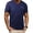 Navy, variant on LTTVQM Men's T-Shirts 2026 Summer Spring V-Neck Short Sleeve Basic Tees Shirts Solid Color Casual Clothes with Pocket Light Gray 2XL