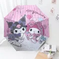 thumbnail image 1 of Paraguas plegable de doble uso con protección solar y contra la lluvia de Sanrio Kuromi, 1 of 2