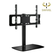 Pedestal Tv Bases Rfiver Universal Swivel Tabletop Tv Stand With Mount For 32 65 Led