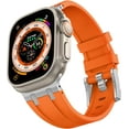 thumbnail image 2 of VeveXiao Luxury Designer Rugged Band for Apple Watch Ultra 2/Ultra Band 49mm 45mm 44mm 42mm, Silicone Strap Waterproof Replacement Band for iWatch iWatch Series 9 8 7 6 5 4 3 2 1 SE, 2 of 9