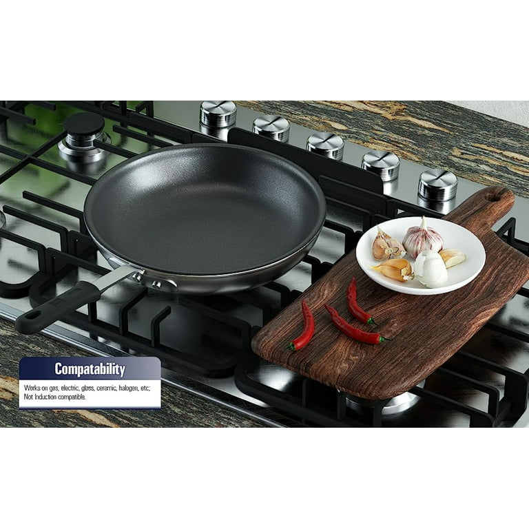 Cooks Standard Saute Pan Nonstick, Frying Pan 10-Inch Durable Heavy Duty  Professional Aluminum Non-Stick Skillet Pan 
